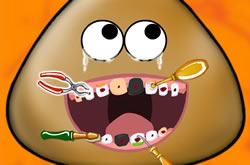 POU VAI NO DENTISTA, JOGO DO POU, POU GAMES, KIDS TV BR