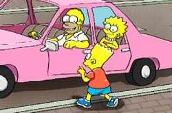 The Simpsons Parking Game