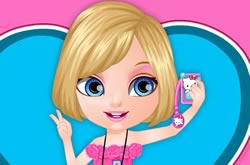 Baby Barbie Selfie Card