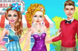 Jogue Barbie, Elsa e Draculaura: Desafio de Moda, um jogo de Barbie