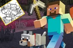 Minecraft Coloring Book