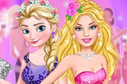 Barbie and Elsa Wedding Crashers