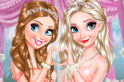 Princesses Glittery Bridesmaids