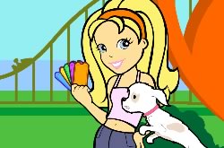 Jogos da Poli - Polly Pocket na montanha russa jogo 