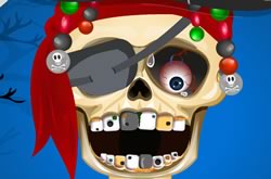 Pirate Skeleton at Dentist