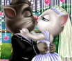 Tom and Angela Wedding Kiss