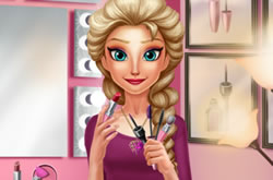 Elsa Makeup time