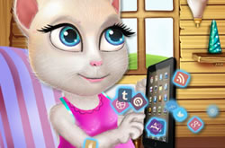 Pregnant Talking Angela