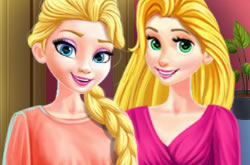 Elsa and Rapunzel Share the Closet