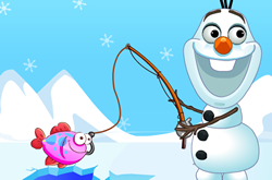 Frozen Olaf Fishing Time
